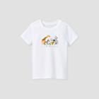 Toddler Kids' Short Sleeve 'love Makes A Family' Animals Graphic T-shirt - Cat & Jack White