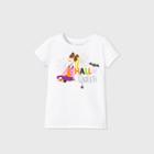 Girls' Short Sleeve Jojo Siwa 'hallo Queen' T-shirt - White