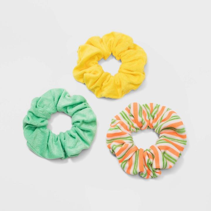Terry Cloth Hair Twister - Wild Fable Orange/green/yellow