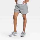 Men's 5 Lined Run Shorts - All In Motion Light Gray S, Men's,