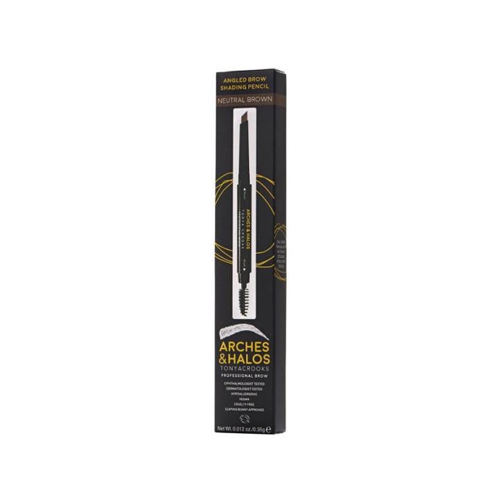 Arches & Halos Angled Brow Shading Pencil Neutral Brown