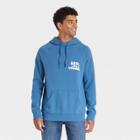 Men's Hooded Garment Dyed Sweatshirt - Goodfellow & Co Blue