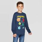 Boys' Star Wars Destinations Long Sleeve T-shirt - Navy L, Boy's, Size:
