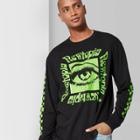 Men's Newtopia Long Sleeve Crewneck Graphic T-shirt - Original Use Java Black