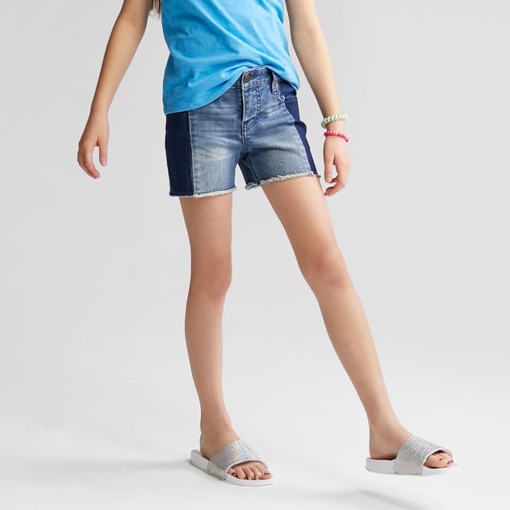 Plus Size Girls' Jean Shorts - Cat & Jack Dark Denim
