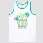 Men's The Golden Girls Miami Ringer Tank Top - White