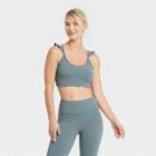 Women's Ruffle Strap Racerback Bra - Joylab