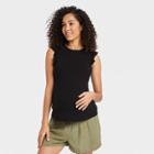 The Nines By Hatch Jersey Maternity Tank Top Black
