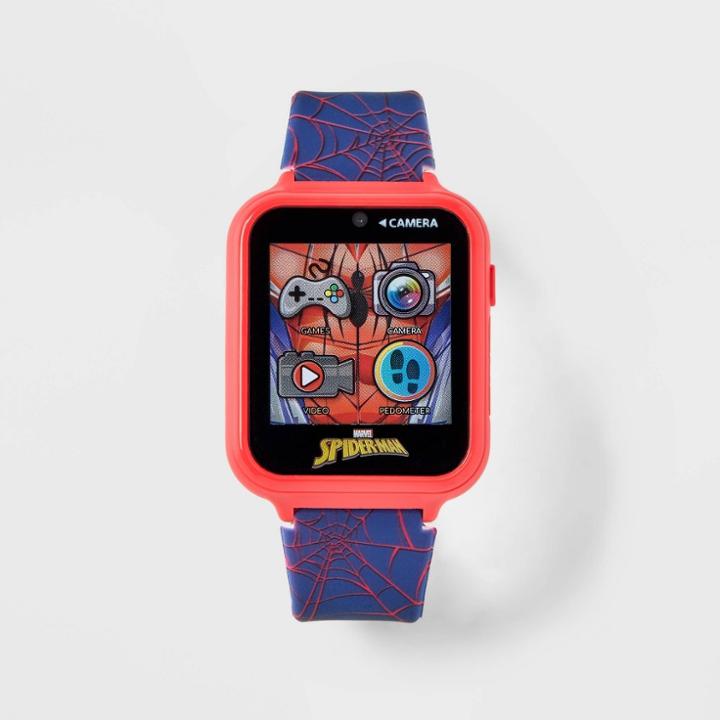 Kids' Marvel Spider-man Interactive Watch - Blue/red