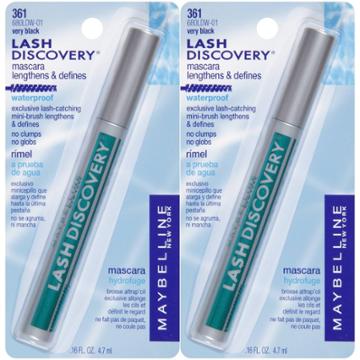 Maybelline Lash Discovery Mascara - Very Black - 2pc/0.32 Fl Oz
