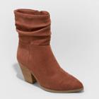 Women's Cianna Slouch Boots - Universal Thread Brown