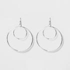 Two Circles Small Hoop Earrings - A New Day