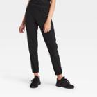 Girls' Stretch Woven Zip Pocket Jogger Pants - All In Motion Black