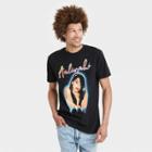 Men's Aaliyah Graffiti Short Sleeve T-shirt - Black