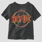 Toddler Boys' Ac/dc Short Sleeve T-shirt - Charcoal