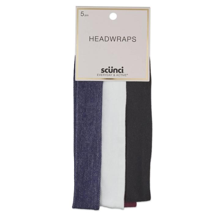 Scunci 1 No Slip Grip Headwraps Prints