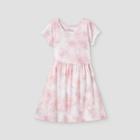 Girls' Disney Proud Family Skater Dress - Pink/white