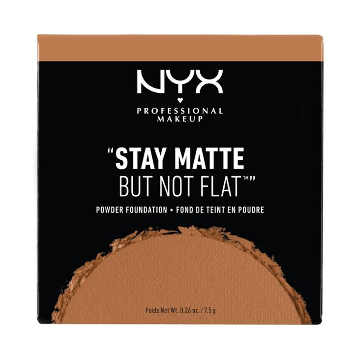 Nyx Professional Makeup Stay Matte But Not Flat Powder Foundation Deep Olive