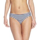 Women's Striped Bikini Swimsuit Bottom - Navy/white Xs - Vineyard Vines For Target, Blue