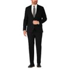 Haggar H26 Men's Tailored Fit Premium Stretch Suit Jacket - Black 44l,