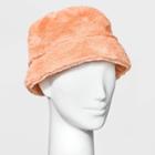 Women's Fuzzy Bucket Hat - Wild Fable Orange
