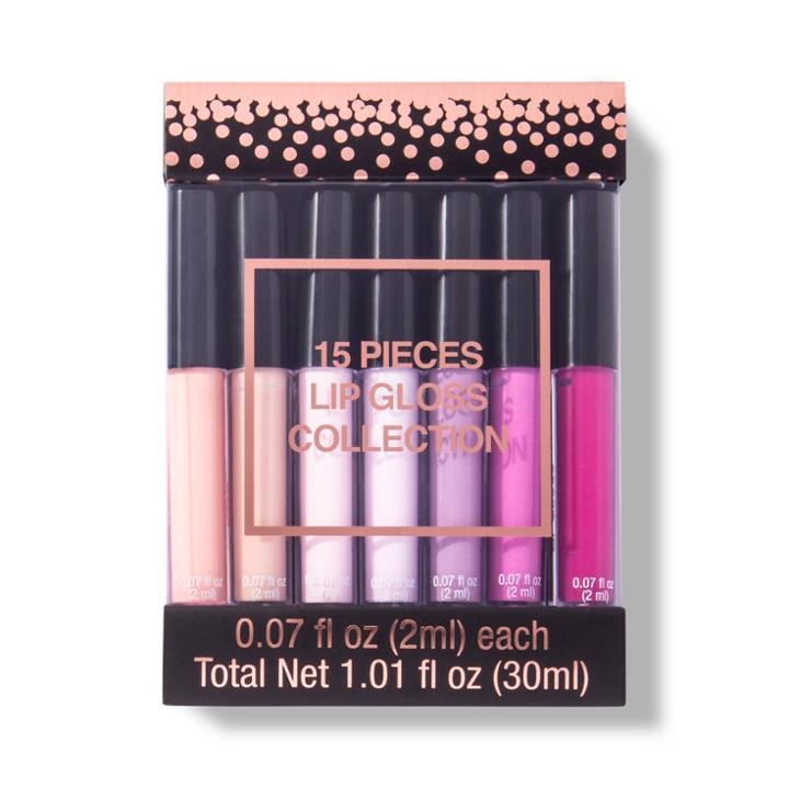 Tri-coastal Lip Gloss Vault - 15pc - 0.07 Fl Oz - Target Beauty,