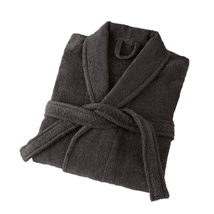 Martex Large Terry Bath Robe Gray -