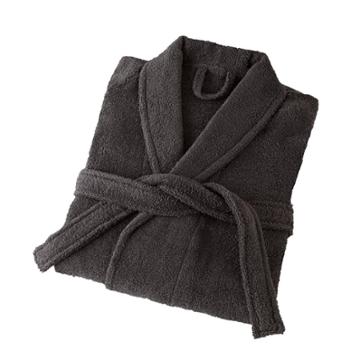 Martex Large Terry Bath Robe Gray -