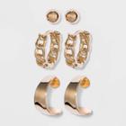 Earring Set 3pc - A New Day Gold