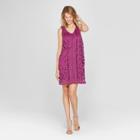 Women's Lace Swing Dress - Lux Ii - Purple
