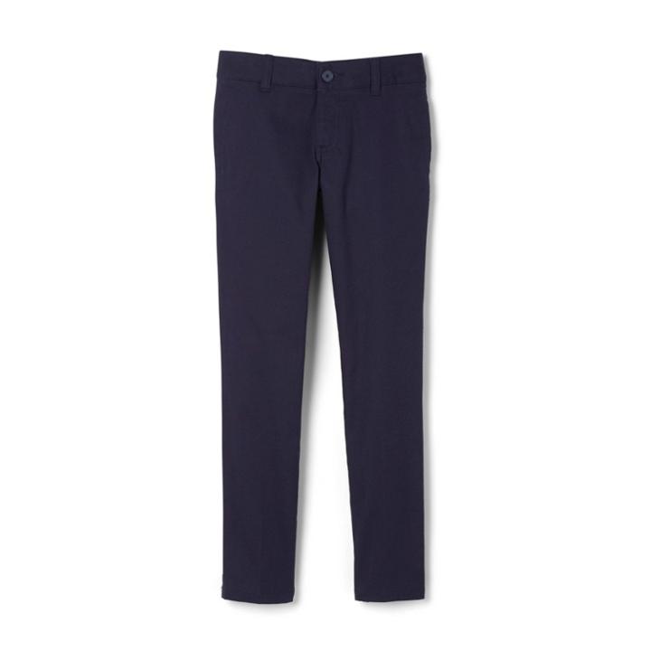 French Toast Young Womans' Uniform Chino Pants - Navy