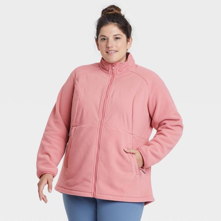All In Motion Women's Plus Size Polartec Fleece Jacket - All In