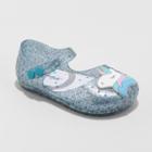 Toddler Girls' Fontaine Unicorn Mary Jane Jelly Sandals - Cat & Jack Blue