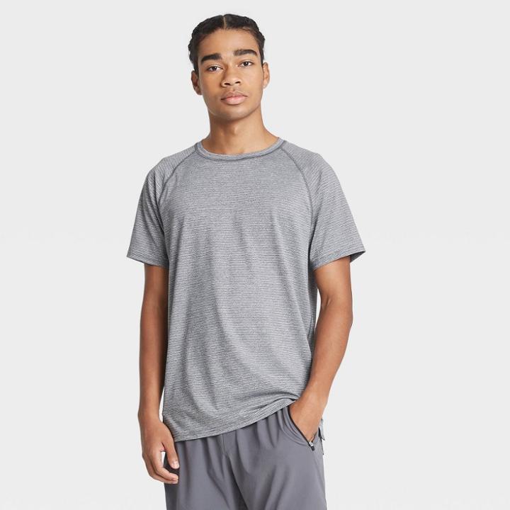 Men's Short Sleeve Novelty T-shirt - All In Motion Black L, Men's,