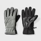 Men's Windproof Softshell Gloves - C9 Champion Light Gray M/l, Black Gray