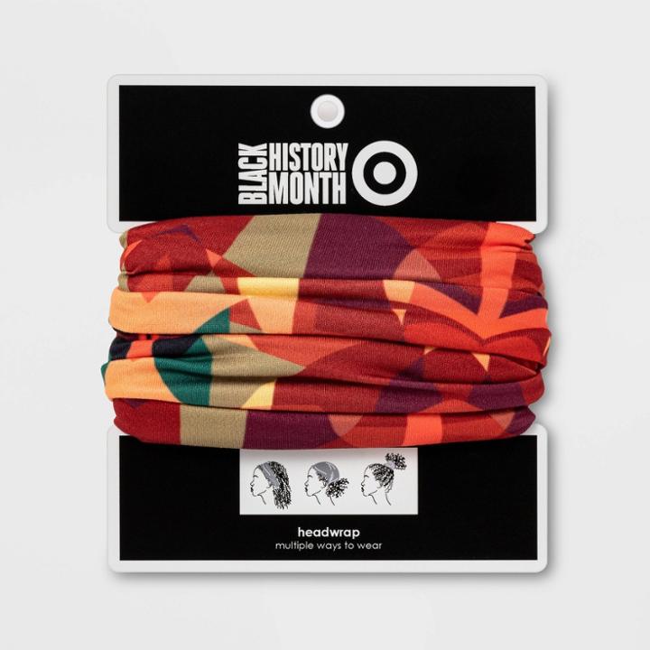 Ev Black History Month Black History Month Geometric Head Wrap -