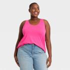 Women's Plus Size Essential Relaxed Tank Top - Ava & Viv