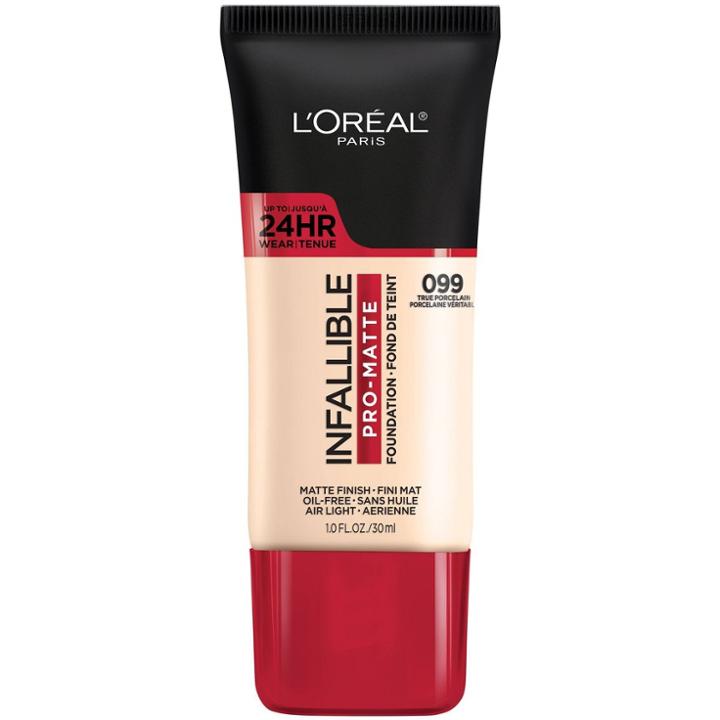 L'oreal Paris Infallible Pro-matte Foundation Normal/oily Skin - 099 True Porcelain