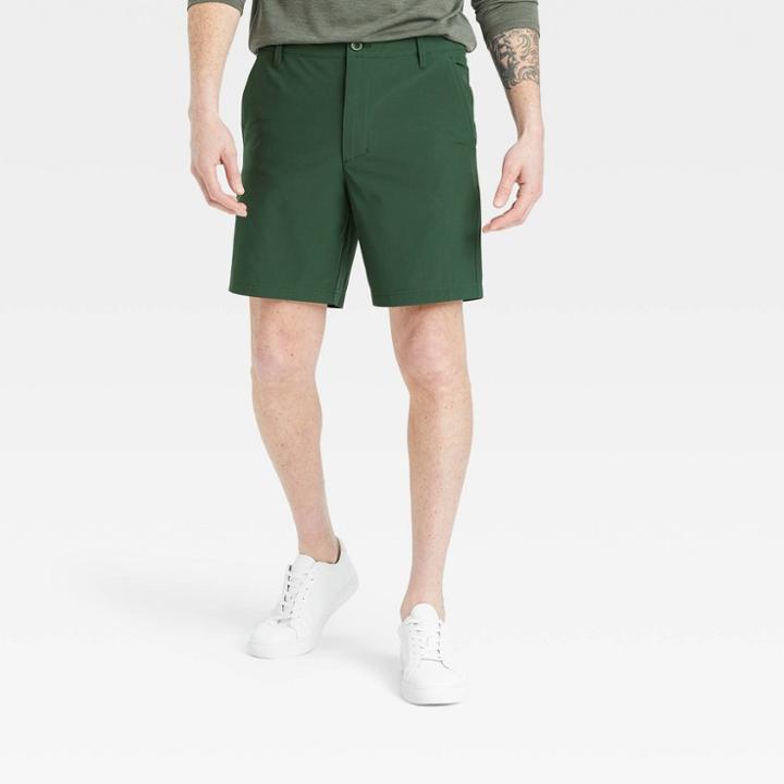 Men's Hybrid Shorts - All In Motion Olive Green