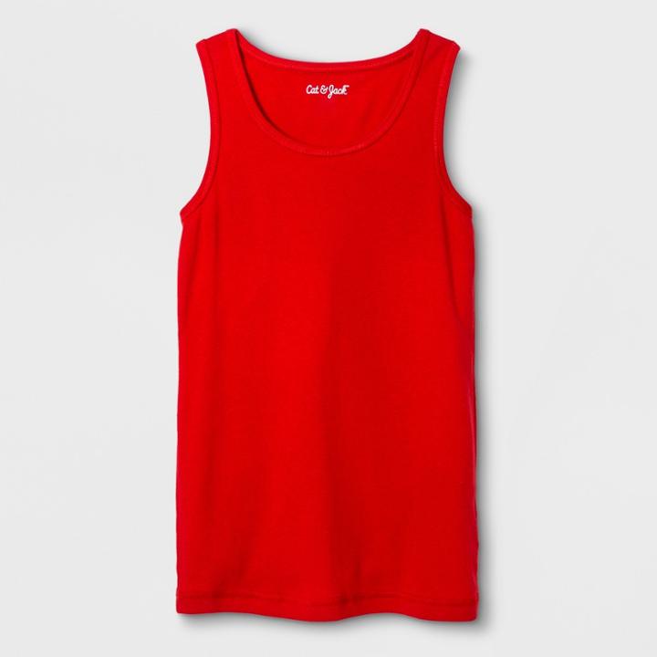Girls' Sleeveless Tank Top - Cat & Jack Red