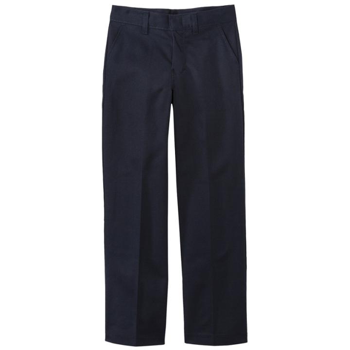 Dickies Boys' Classic Fit Flat Front Pants - Dark Navy
