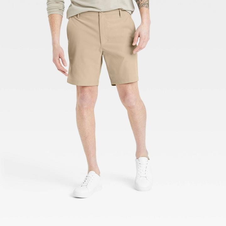 Men's Hybrid Shorts - All In Motion Khaki