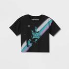 Girls' Disney Buzz Lightyear Short Sleeve Graphic T-shirt - Black