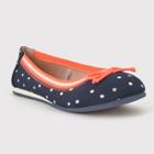 Girls' Lynn Sport Bottom Ballet Flat - Cat & Jack Navy (blue)