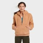 All In Motion Women's Cozy 1/2 Zip Hooded Pullover Sweatshirt - All In