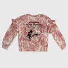 Women's Disney Minnie Mouse Pullover Sweatshirt - Pink Xs - Disney