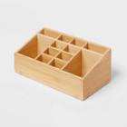 10 X 5 X 4 12 Compartment Bamboo Countertop Organizer - Brightroom