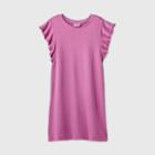 Women's Flutter Short Sleeve T-shirt Dress - Universal Thread Pink