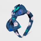 Girls' Printed Chambray Headband - Cat & Jack Blue,