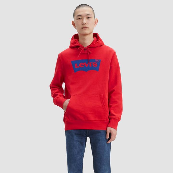 Levi's Men's Logo Hoodie - Red